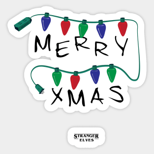 Stranger Christmas Sticker